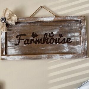 Rustic Brown and White Farmhouse Wall Decor